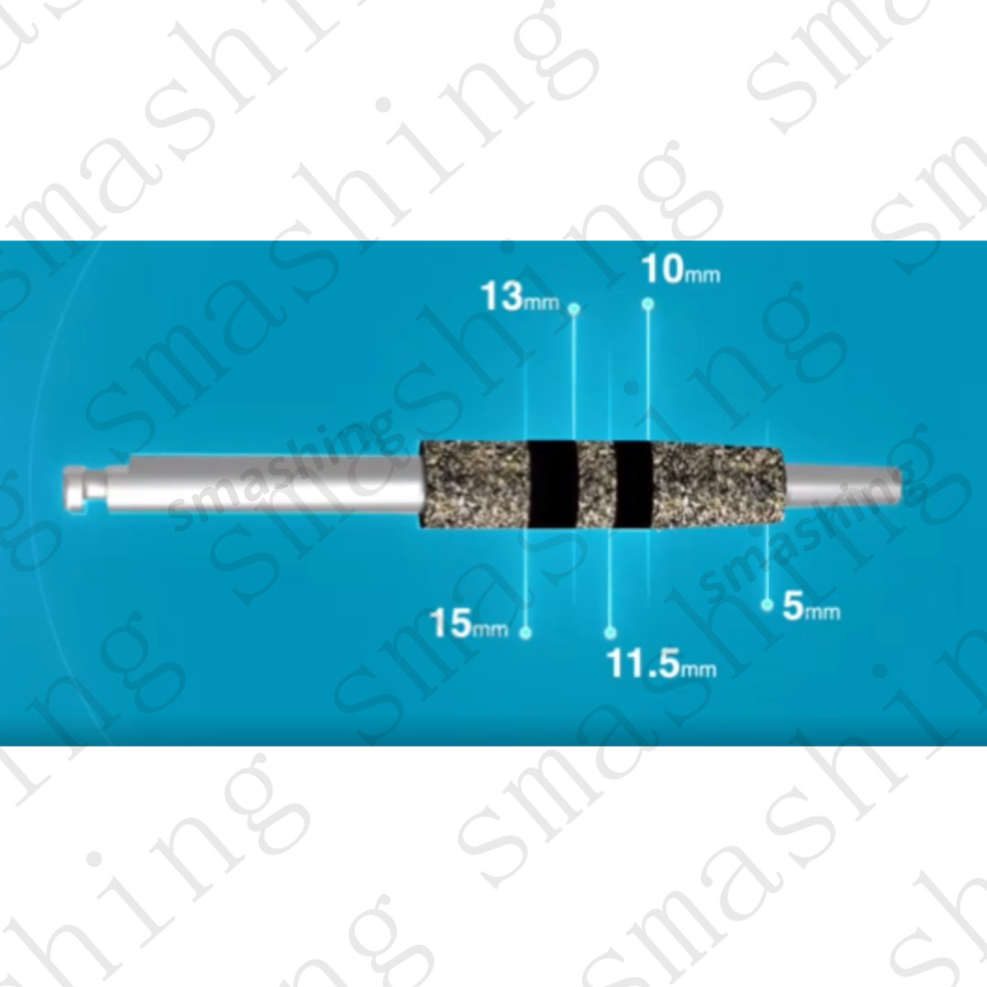 3.7 Dental Im plant Guided Neck Correction Drill FG7604 Diamond Grinding Jawbone