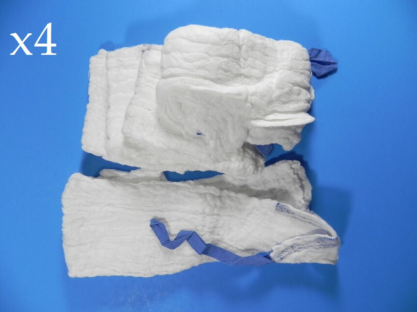 20 Hospital Grade Laparotomy Sponges 12″ x 12″ Latex Free X-Ray Detectable