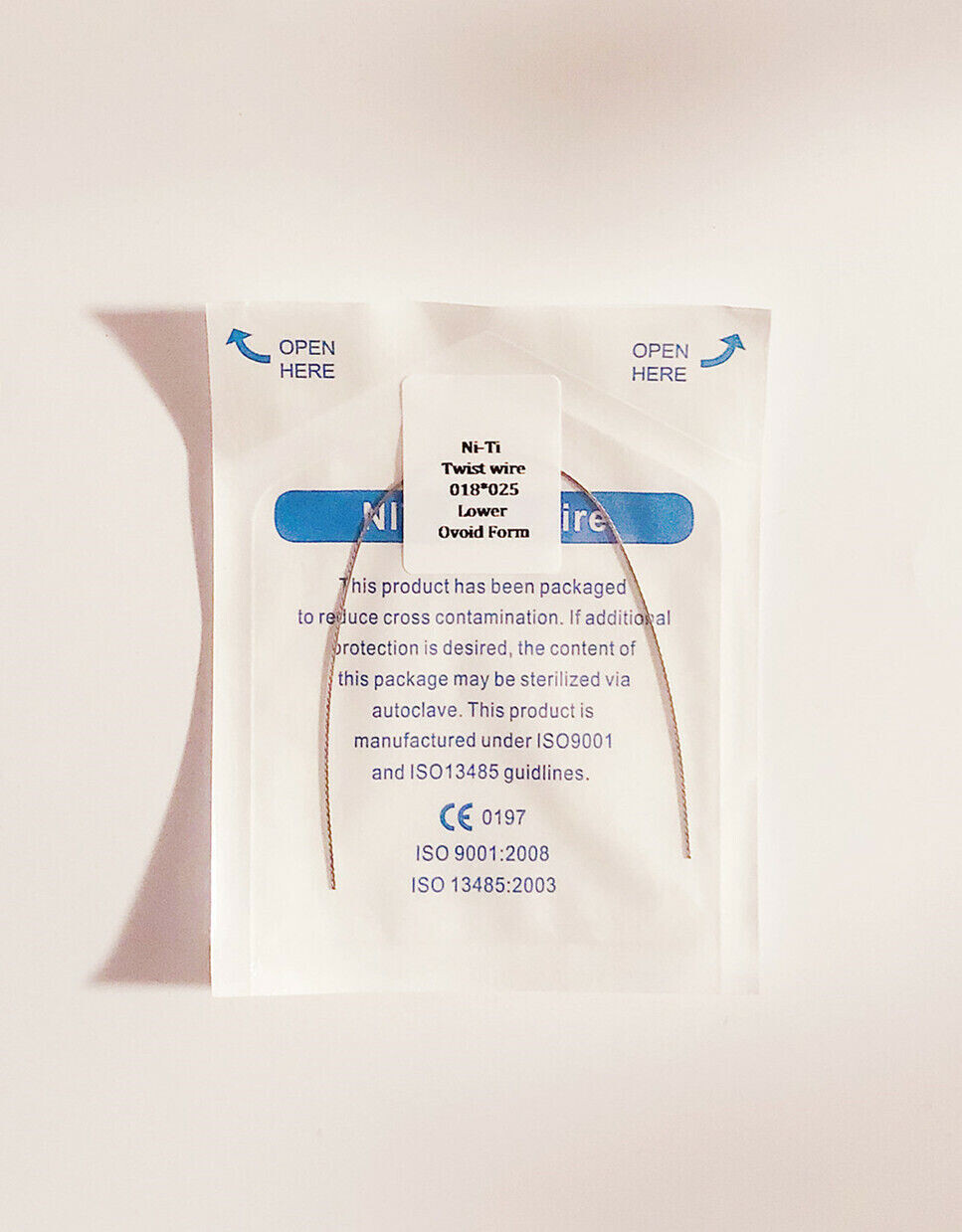 Dental Twist Wires Orthodontic Arch Wire Flat Twisted Lingual Retainer Flatted