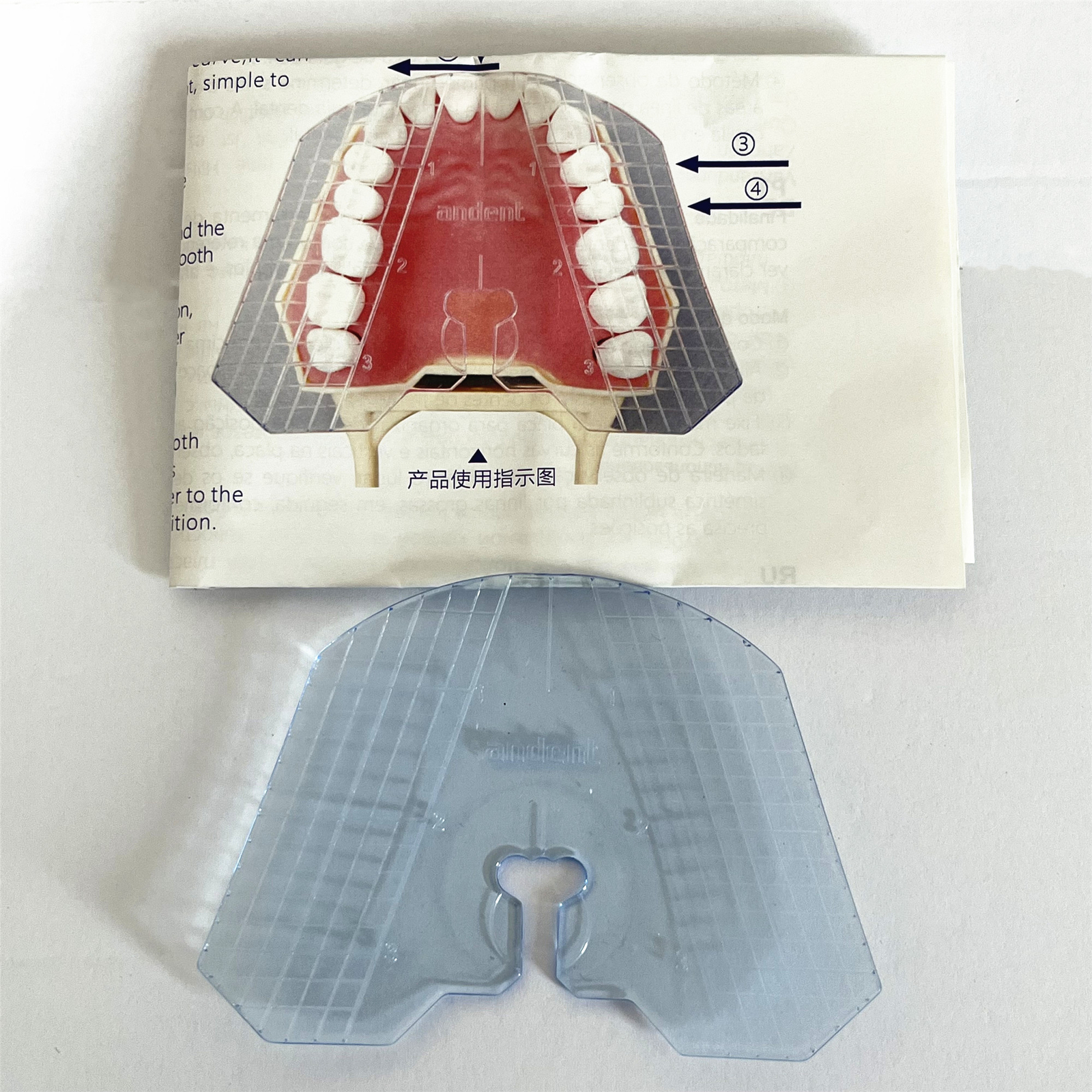 1-10Kit Dental Guide Template Plate For Complete Denture False Teeth Articulator