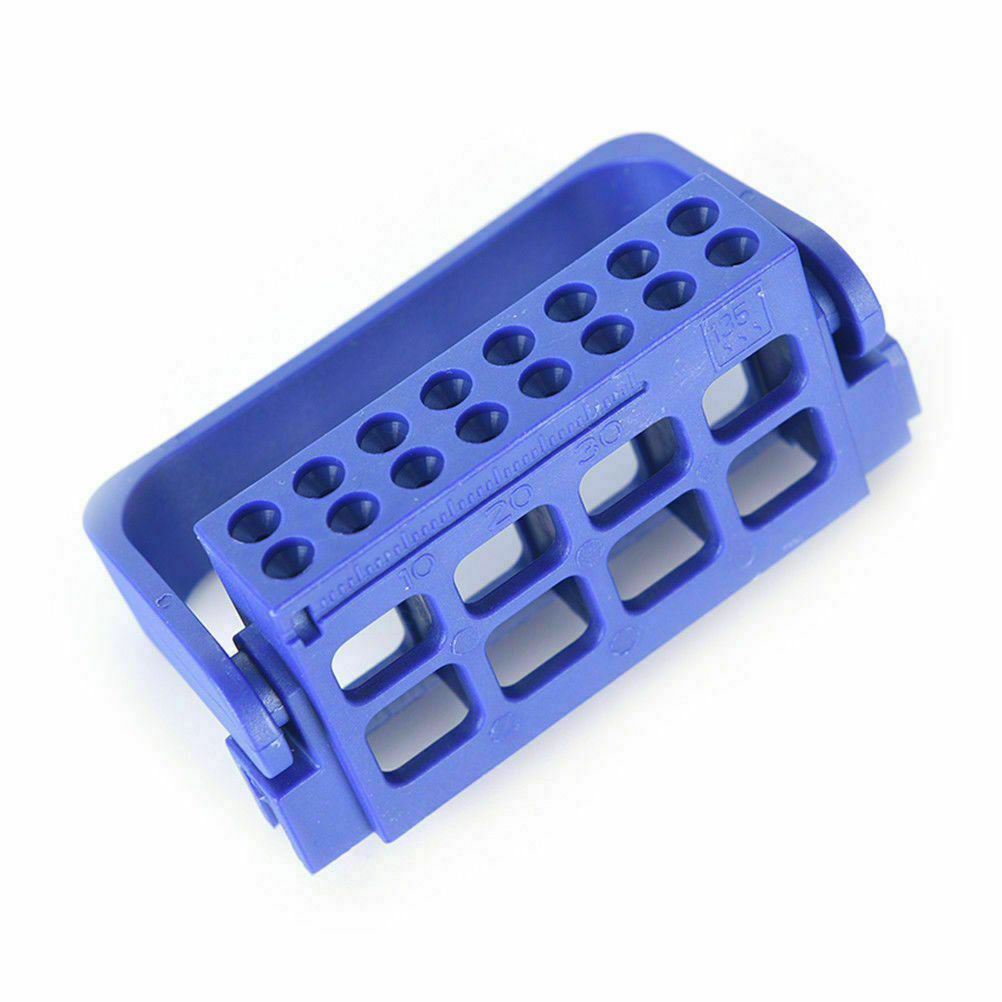 Dental Endodontic Block Measure Sterilize Endo Files Holder 16 Hole Autoclavable