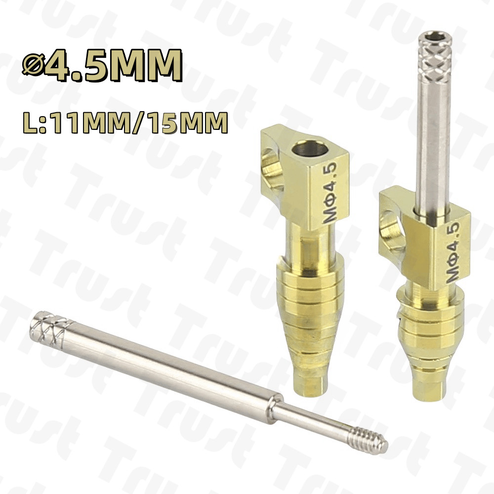Dental Transfer Impression Coping Titanium Open/Closed-Mini Tray Yellow Fits OSS
