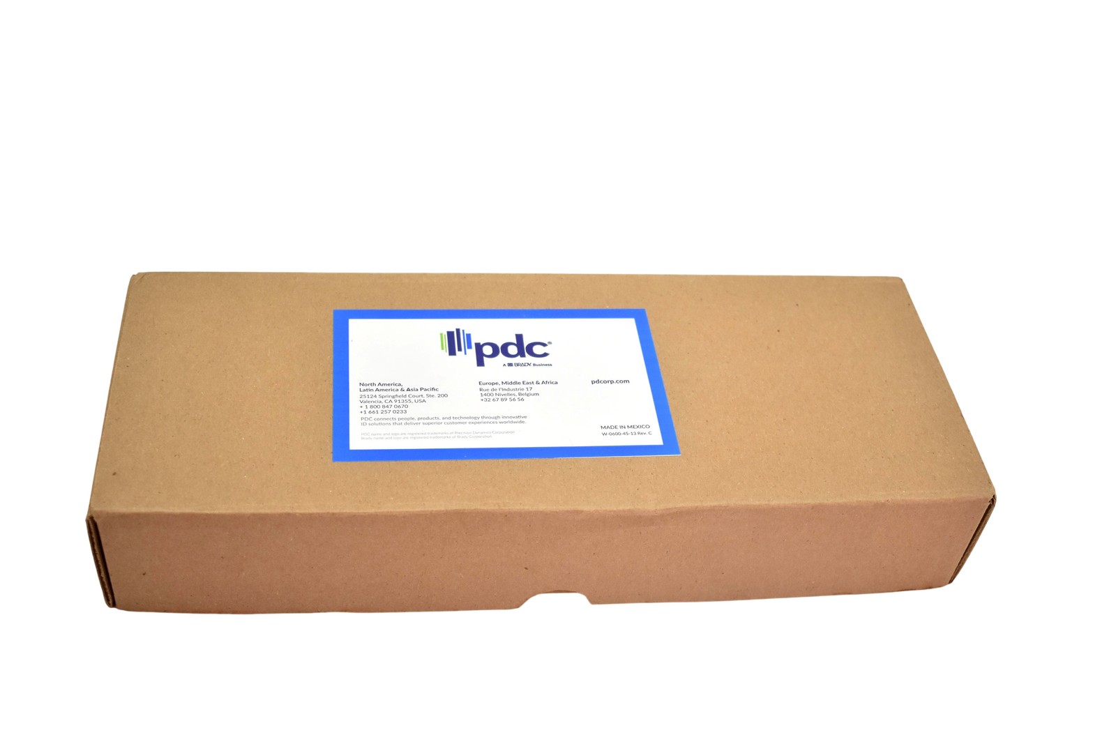 PDC Short Term ID Bands Medical Patient Wristbands Red White Box W-0600-45-13