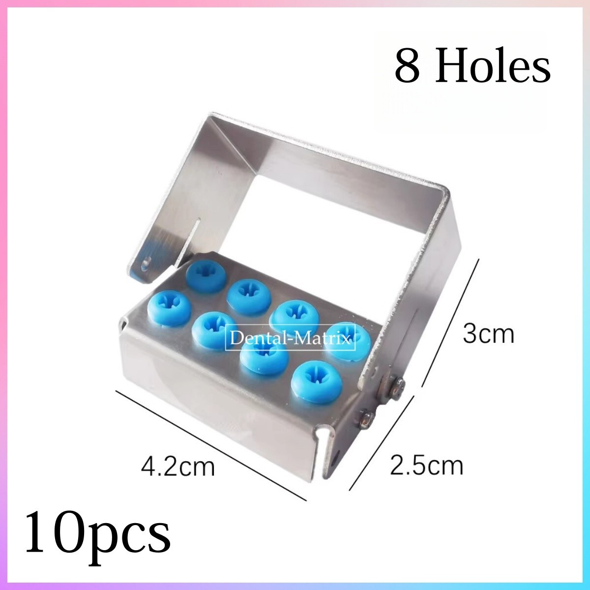 Dental Implant Drills Organizer Holder Sterilization Case Bur Block 8/12/30 Hole