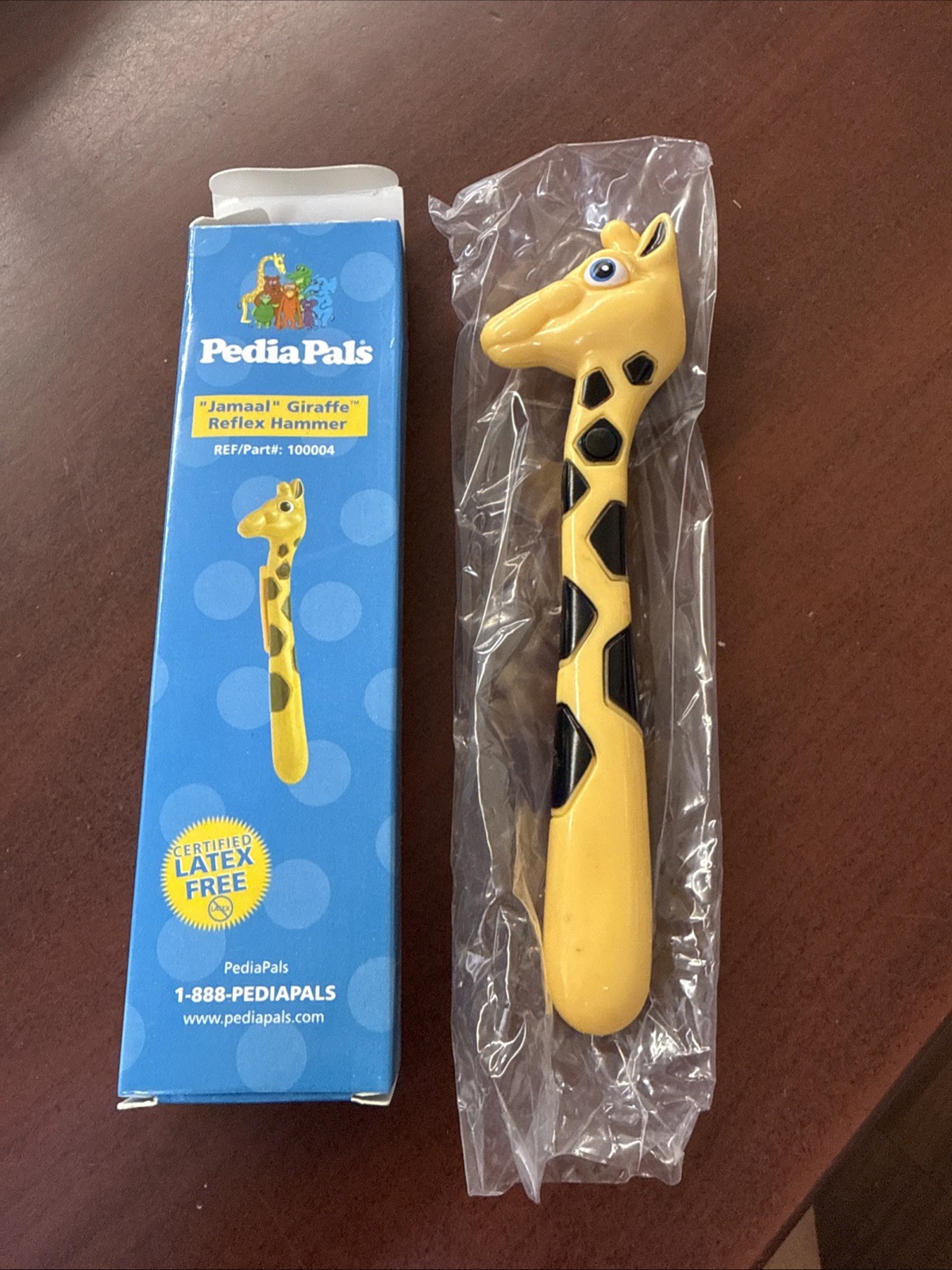 PediaPals Giraffe Reflex Hammer 100004 Latex Free Pediatric Medical Tool