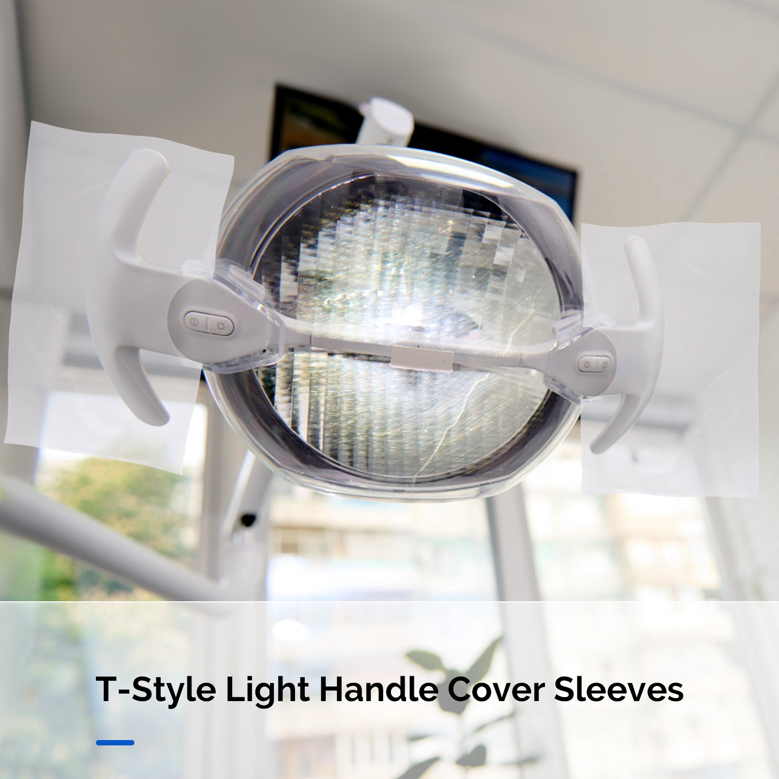 500pcs Dental T-Style Light Handle Covers/ Sleeves for T-Shape Handles 4＂x5.75＂