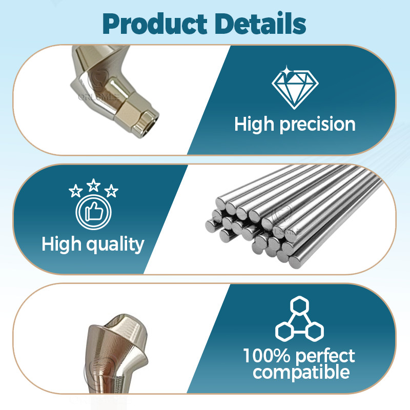 10 pcs 17/35 degree Multi unit Angled abutment fit to ICX platform GH1-3mm