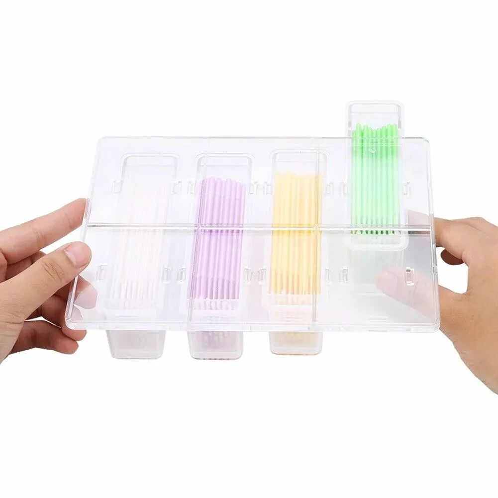 3 Pcs Dental Disposable Micro Applicator And Cotton Tip Micro Brush Dispenser
