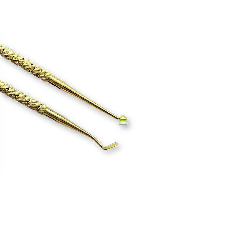Dental Composite Veneer Resin Mold Pads Silver/Golden/Grey Handle Apt Instrument