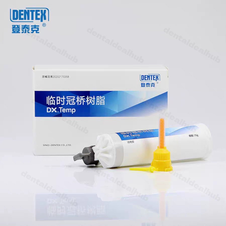 DENTEX DX.Temp Crown Bridge Material 75g A2 A3 Self Curing