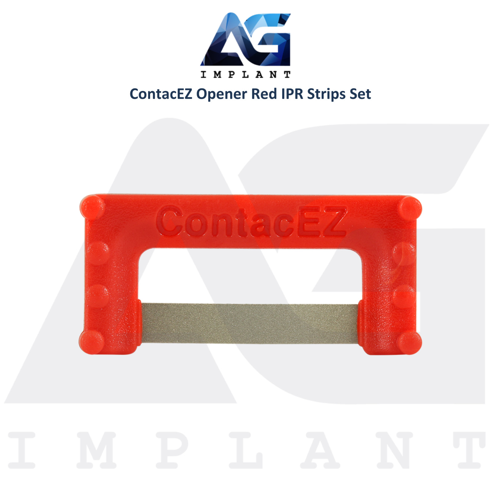 Double Sided Opener Red Flexible Diamond Coated Dental IPR Plus Strips Set