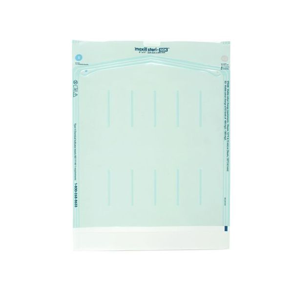 Maxill Steri-Sox 6 Channel Sterilization Pouches, 9″ x 11″, 200/Box