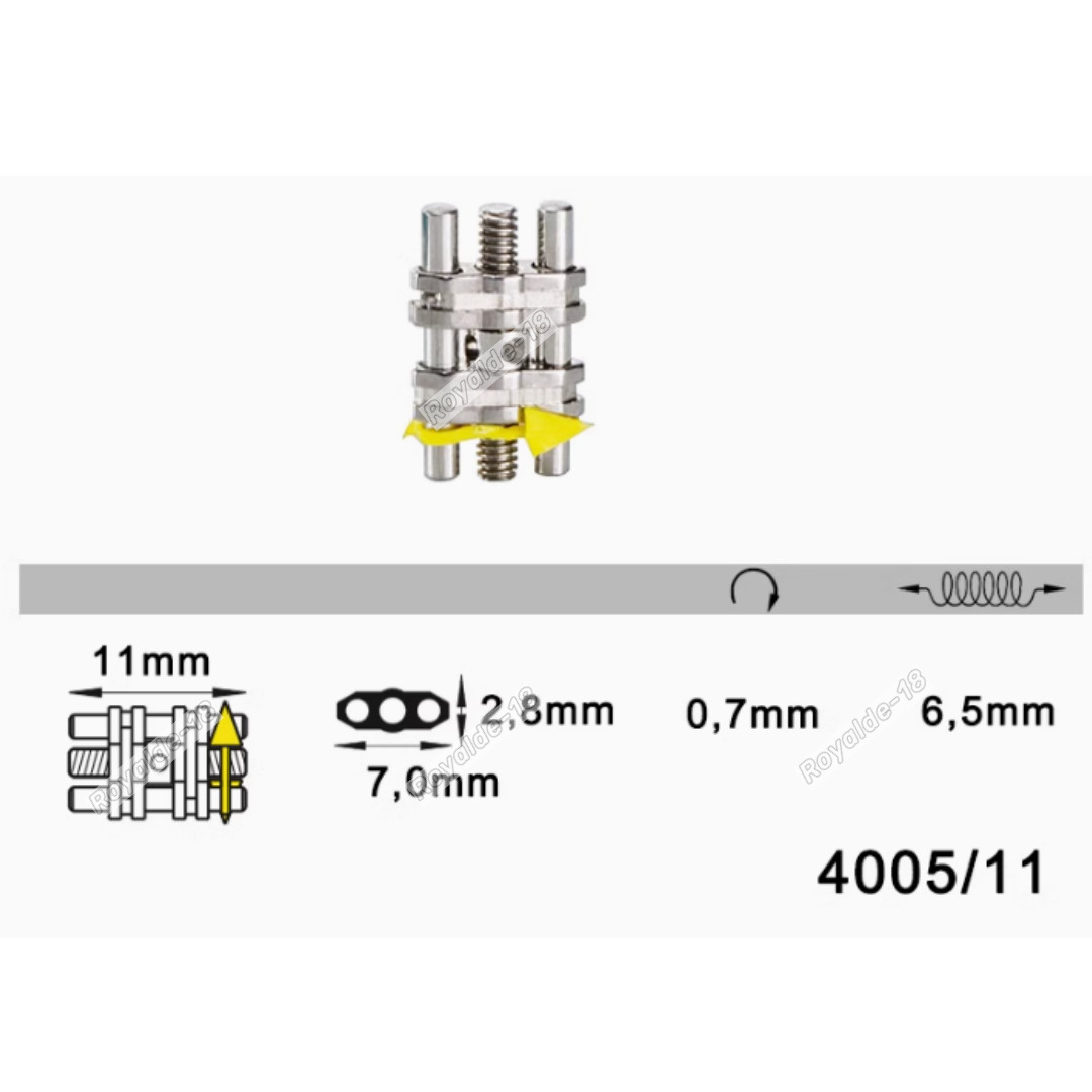 LEWA Dental Orthodontics Two-Way Expansion Screw Stainless Steel Standard/M Size