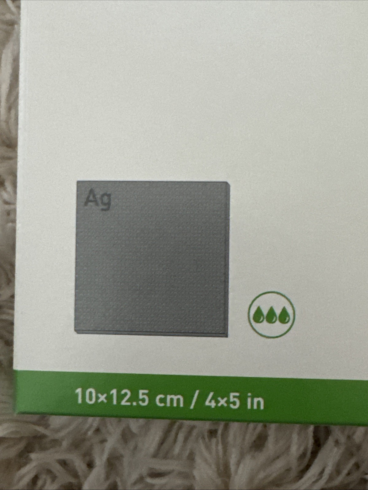 5/Box Mepilex Transfer Ag 4 x 5 Silicone Transfer Dressing, 394190, Exp 8/2028