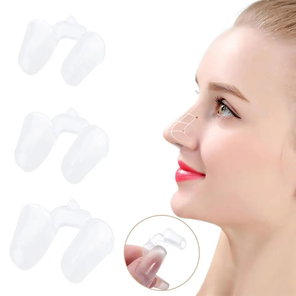 Rhinoplasty Silica Gel Nose Clip Postoperative Clear Crooked Nose Correction
