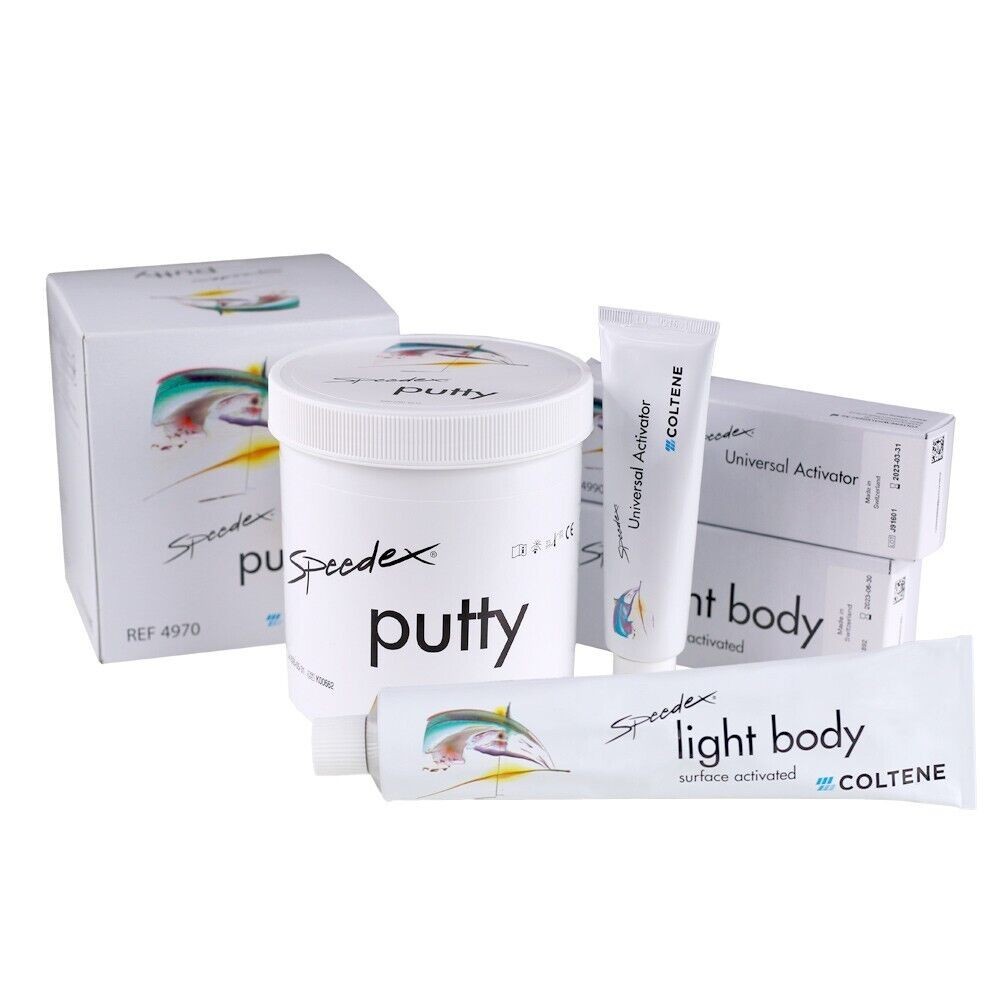 Coltene Speedex C- Silicon Impression Material Complete Putty Set (Free Ship)
