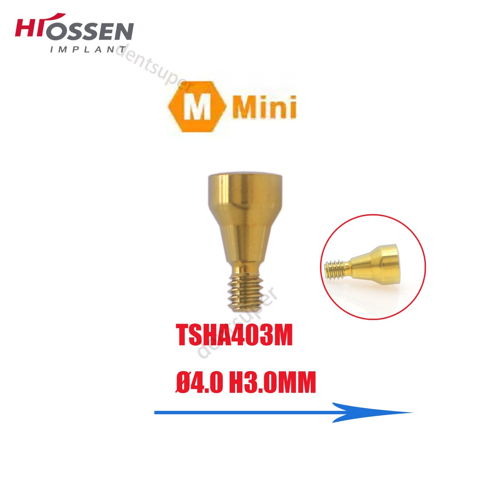 US Dental Healing Abutment Cap Driver Mini Regular Platform Fit Osstem & Hiossen
