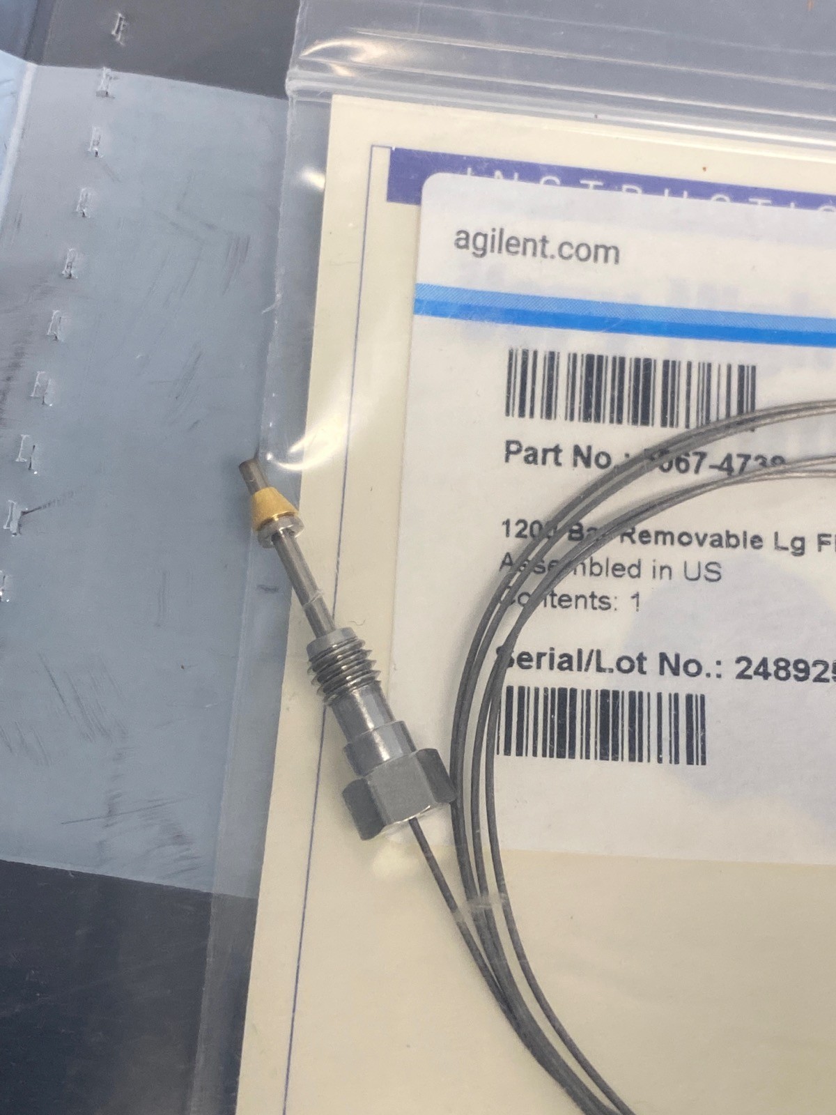 AGILENT HPLC Titanium Capillary 0.17mm x 900mm 1260 Infinity G5611-60502