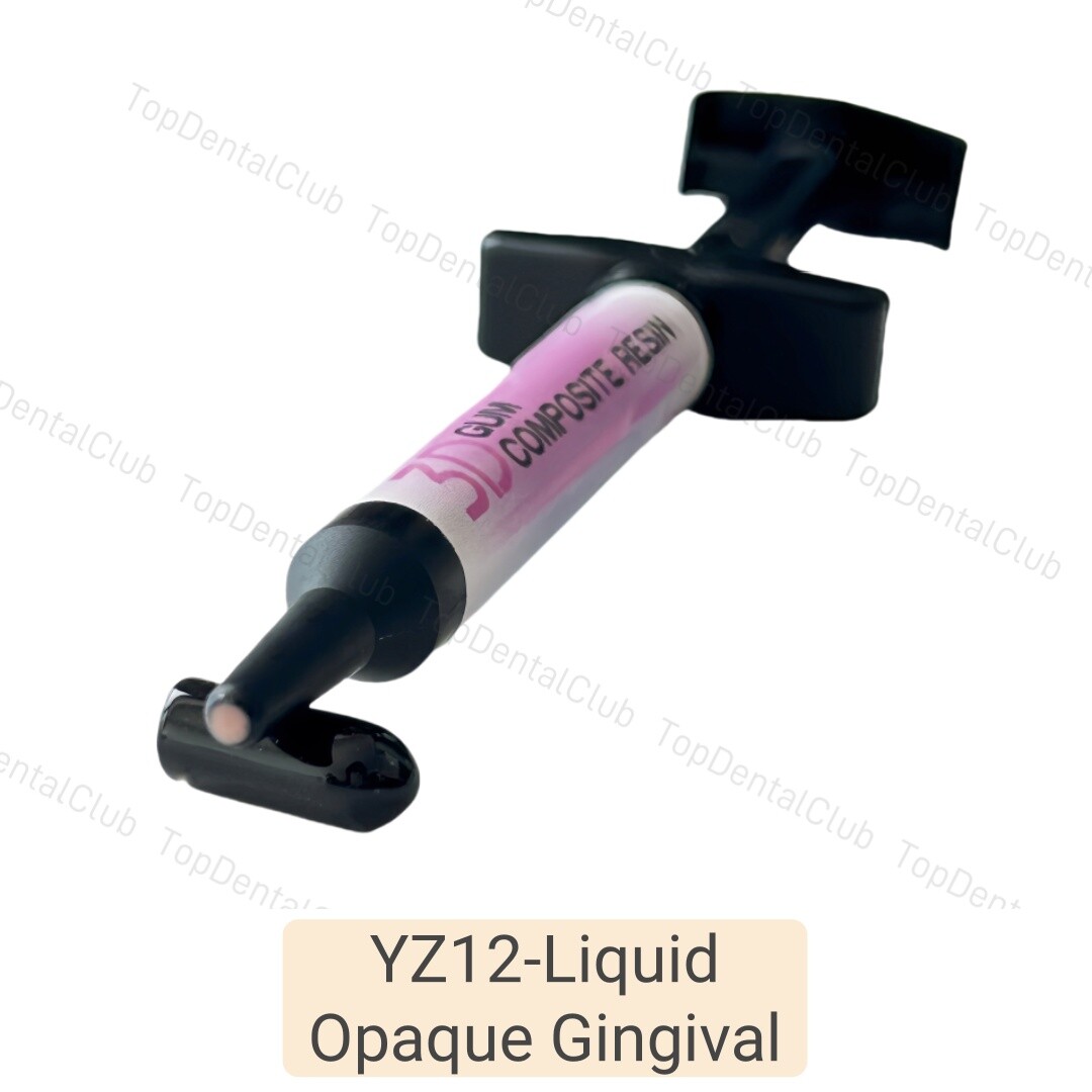 Dental Gingiva Aesthetic Resin Gum Pink 3D Composite Resin Syringe Adhesive Kit