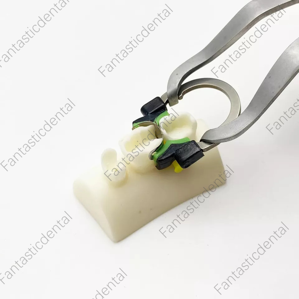 Dental Matrix Ring Sectional Titanium Clamp Forceps Placement Fits Palodent V3