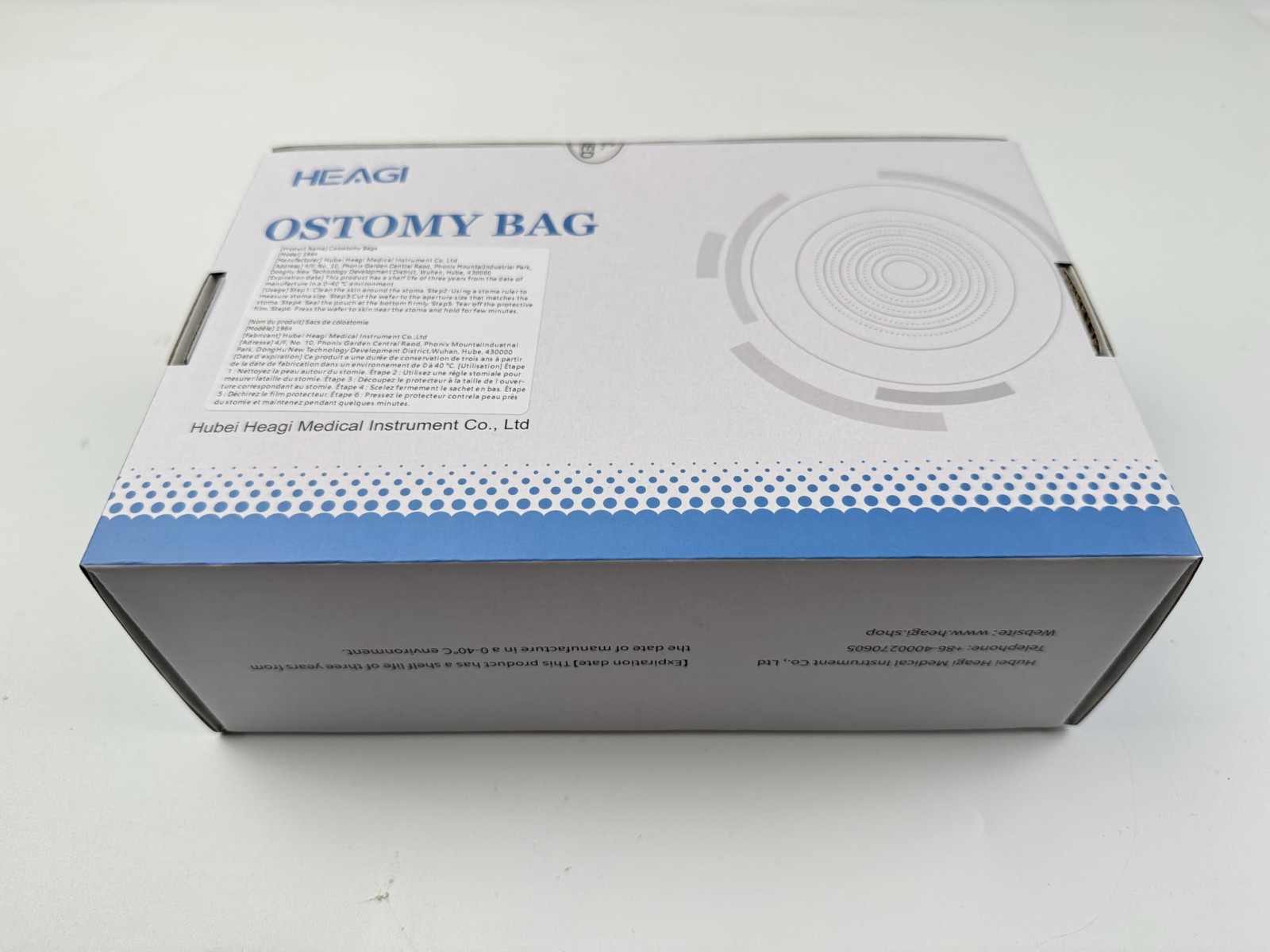 20 Pack Colostomy Bags, One 20 Count, 20pcs Ostomy Bag With Stick-on Closure