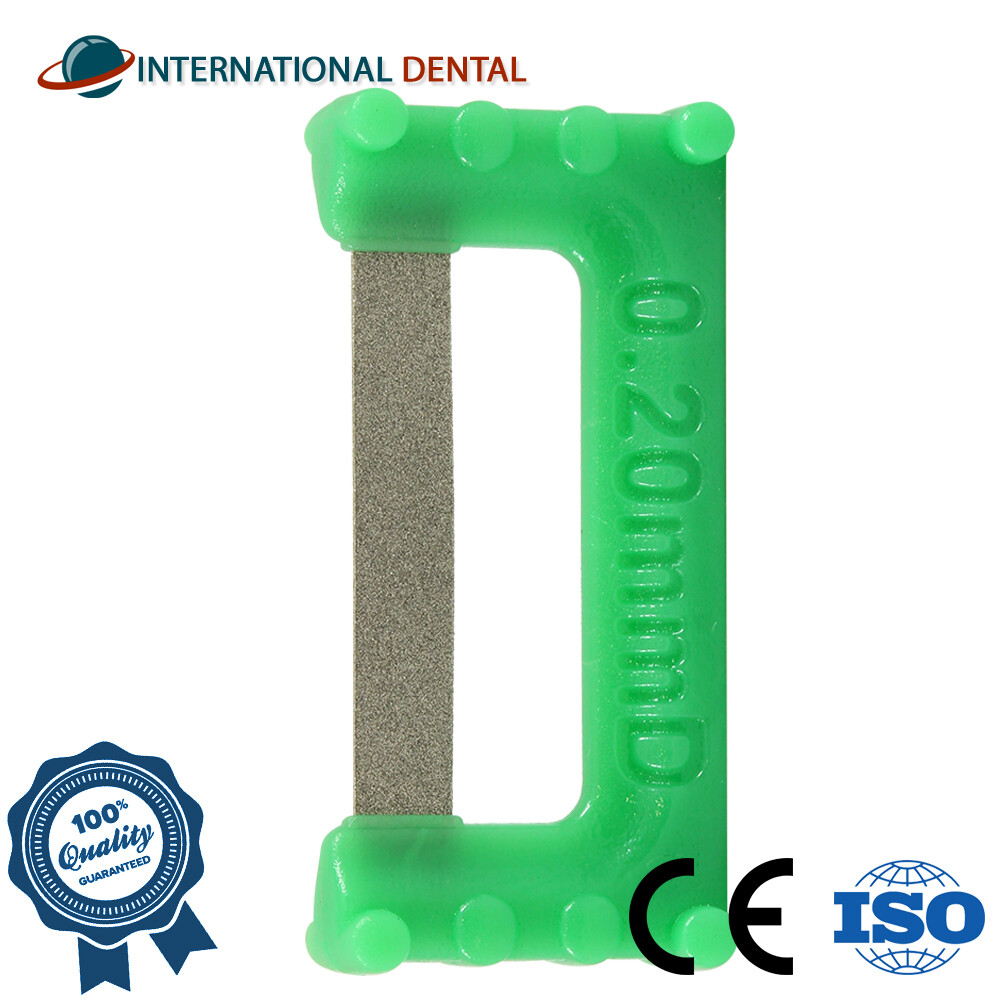 Green IPR Extra Widener 0.20mm Dental Orthodontic Strips Interproximal Reduction
