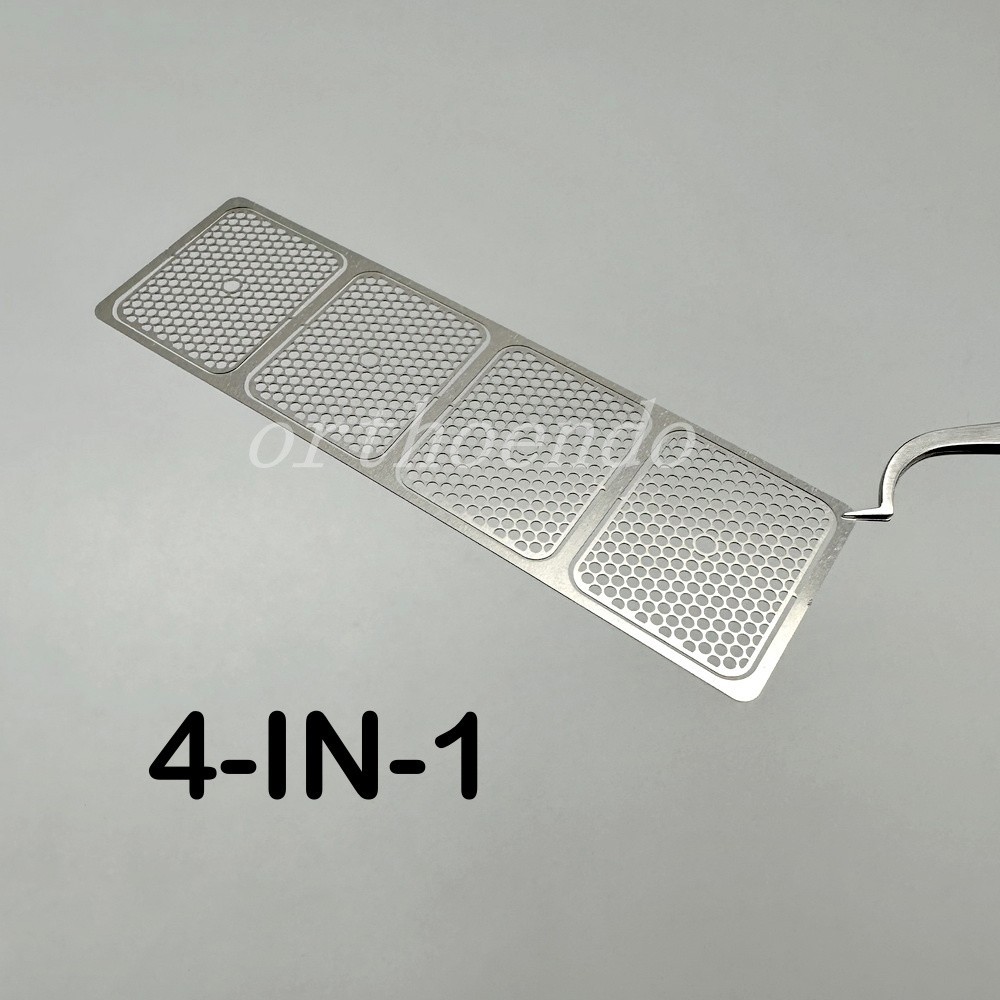 GBR Flexible Safety Titanium Mesh Membrane Plate Bon Tack Barrier 4-IN-1