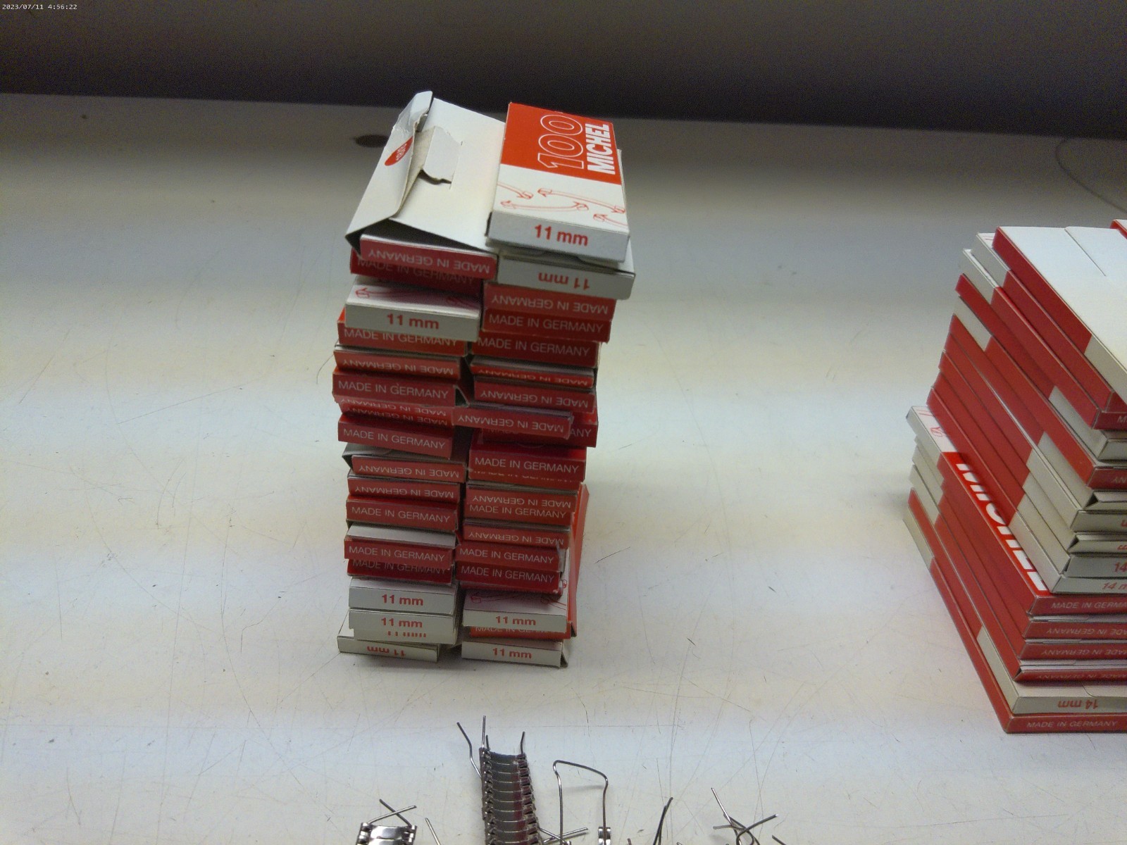 Lot Of 11mm 14mm Michel Medical S uture Wound Or Skin Clips