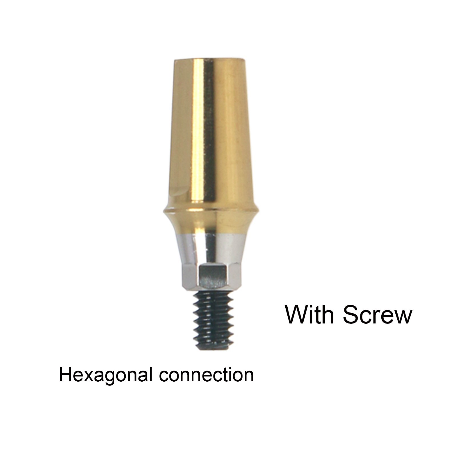 Dental Transfer Cemented straight abutment fit Oss Hiossen Mini Regular platform