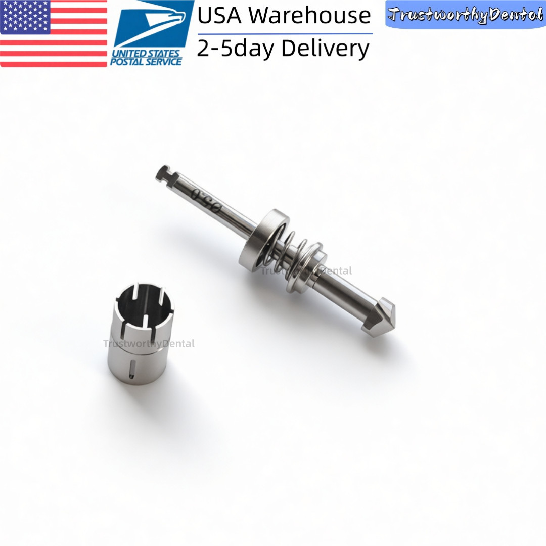 USA ⌀5.0 Dental GBR Implant Spring Bone Harvest Drill Autograft Collector Drill