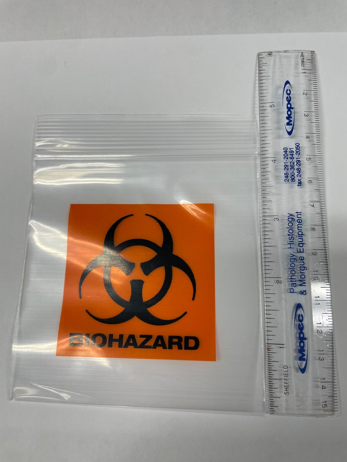 Bag of 100, 4” x 4” Specimen Transport Bags 2mil Wall