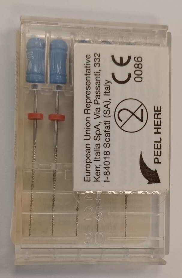 Kerr Dental Size 30 30mm Stainless Steel K-FLEX file 6-file per box