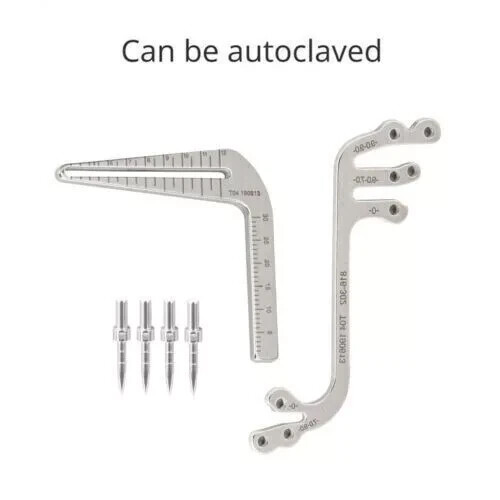 Dental implant Surgical Drill guide Locator Instruments set tooth Measuring rule