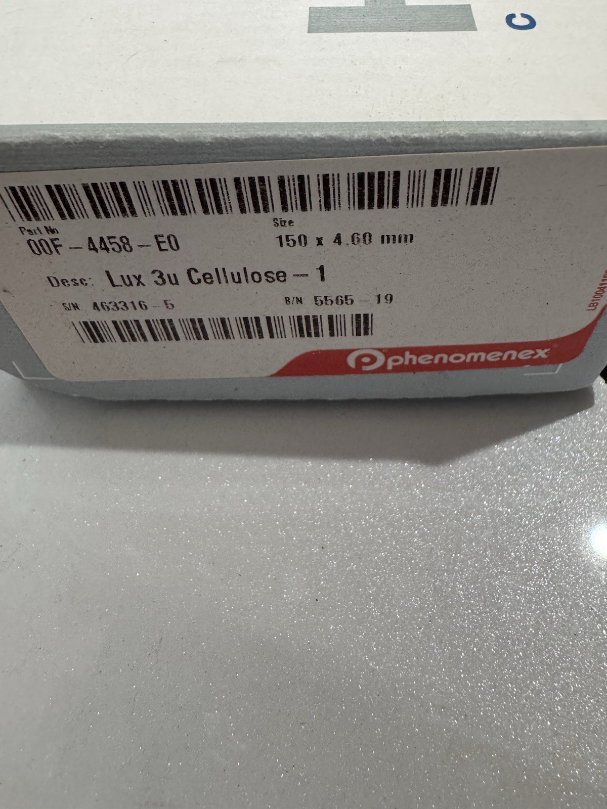HPLC column Phenomenex Lux 3u Cellulose-1 150×4.6 mm New from old stock