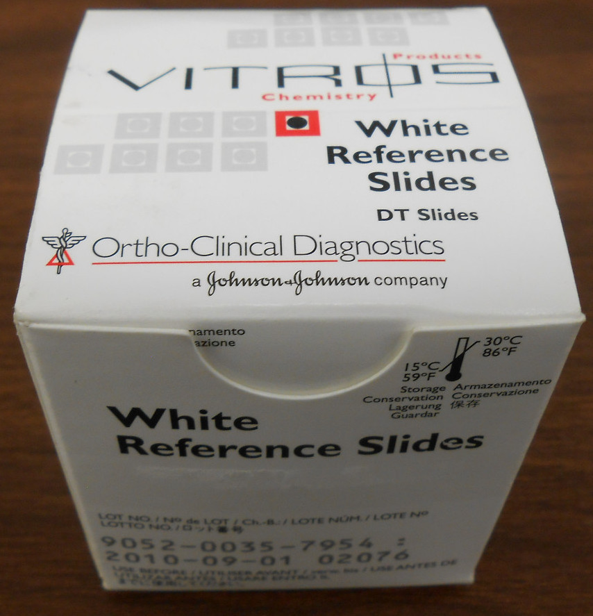 VITROS PRODUCTS VITROS WHITE REFERENCE SLIDES J023315