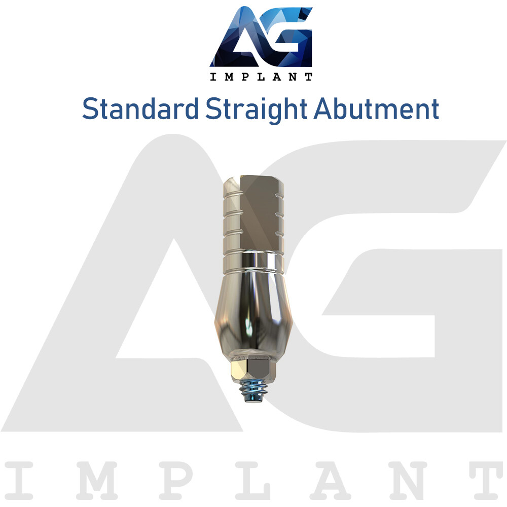 Standard Straight Aesthetic Titanium For Prosthetic System Int Hex 2.42mm