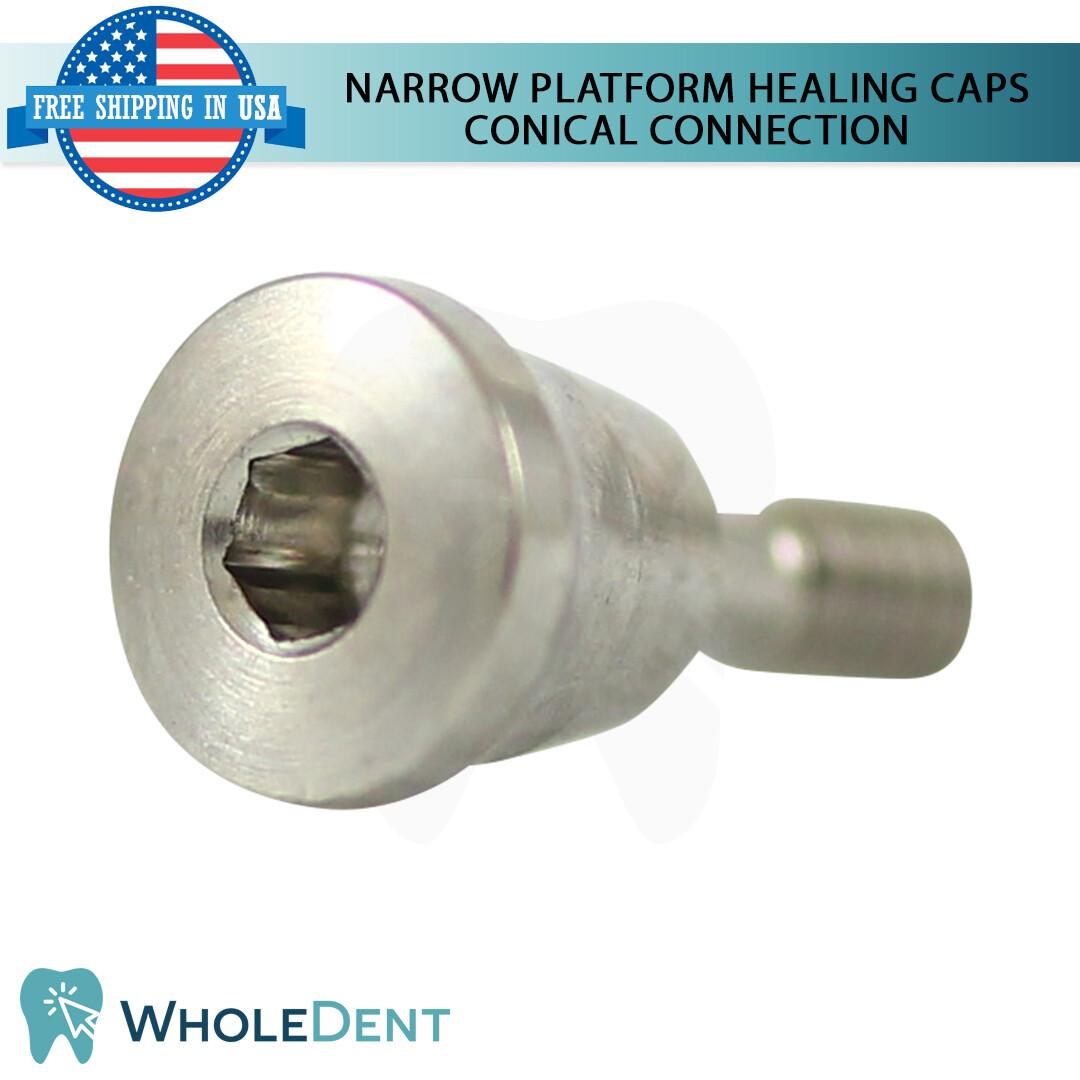 X1 NP Conical Connection Healing Caps Ø3.8 Titanium Dental Abutment Instrument