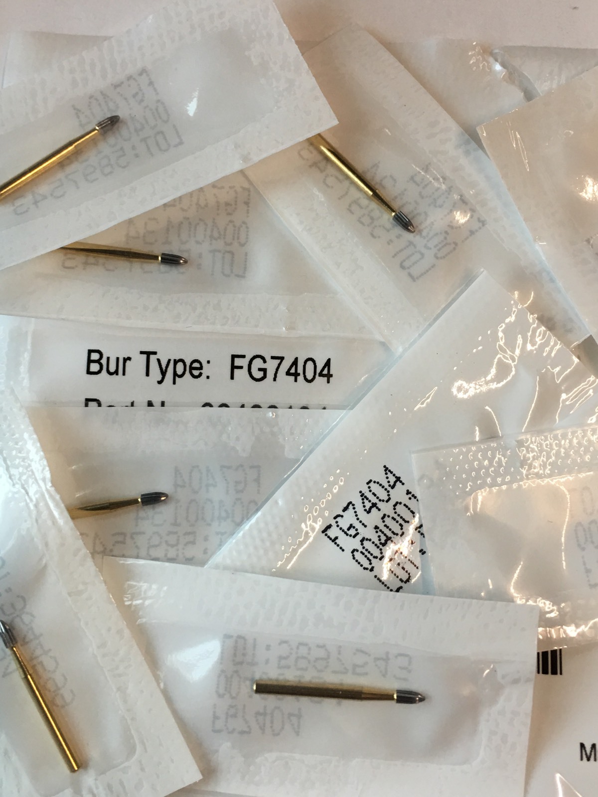 Trimming & Finishing (5) Football Burs #7404 T&F 12 Bladed. High Quality Brand