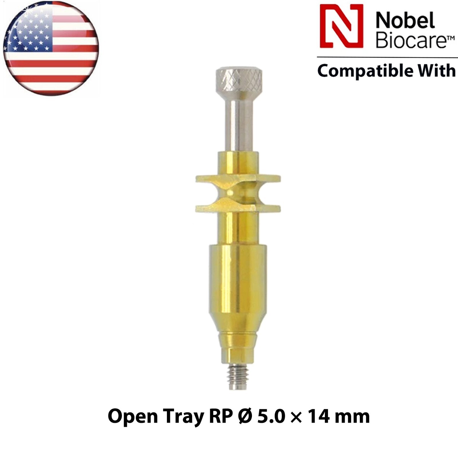 US For Nobel Biocare Active Dental Impression Transfer Coping Open Tray NP/RP