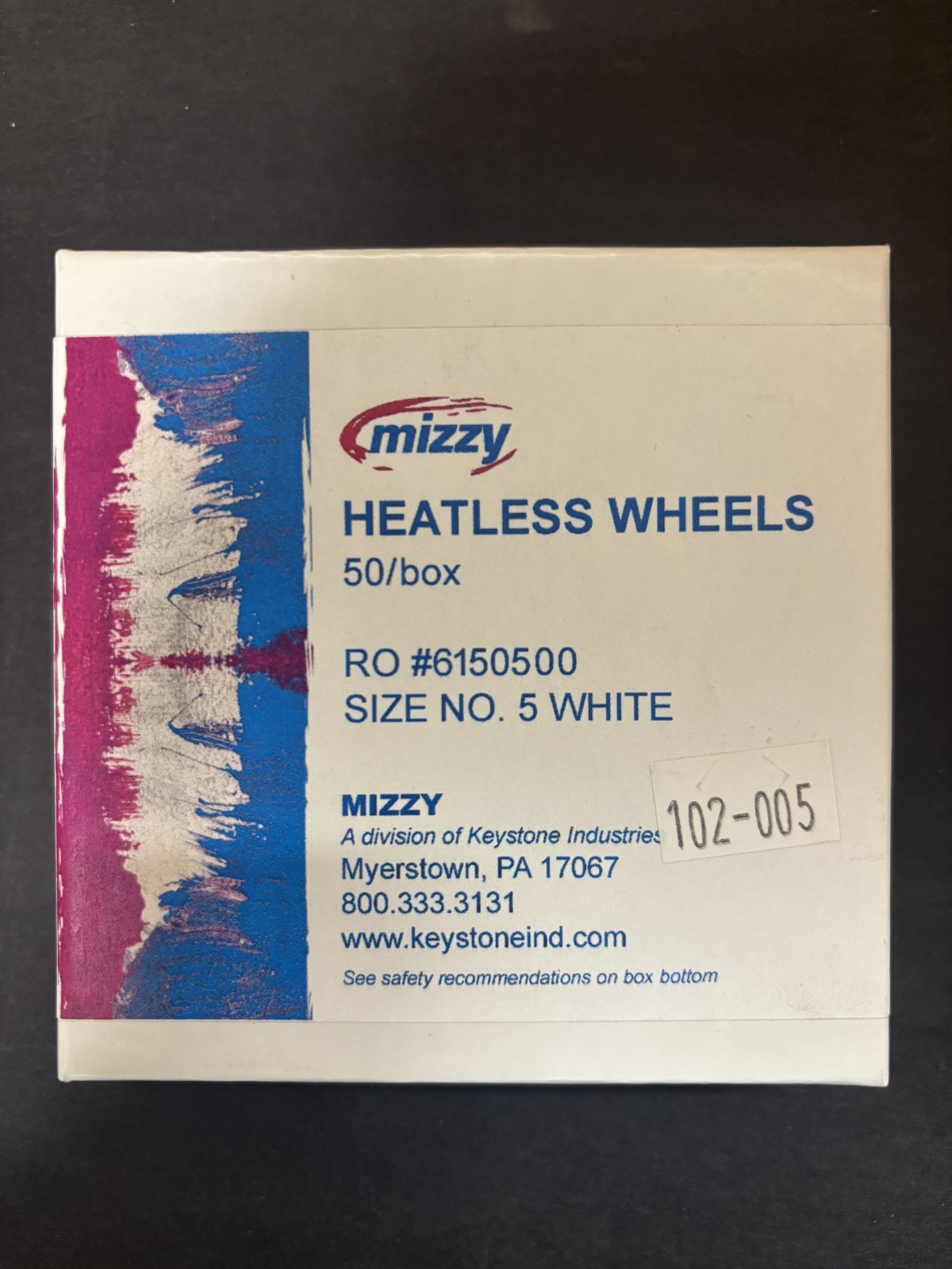 Heatless Wheel White #1, 2, 4, 5, 6, 7, 8( Mizzy ), 3 (BesQual) 50Pkg
