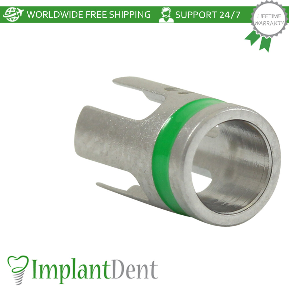 Dental Drill Stopper 3.65mm – Green Stainless Steel Dentistry Tool