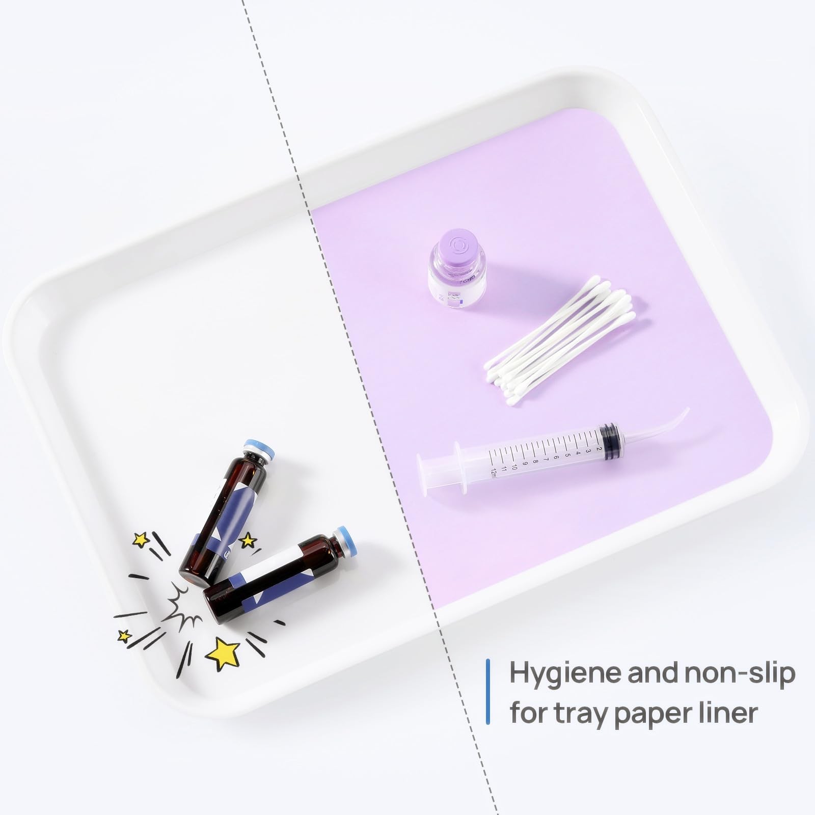 Dental Tray Paper Liners Disposable Medical Tray Covers Liner 1000, Surgery T…