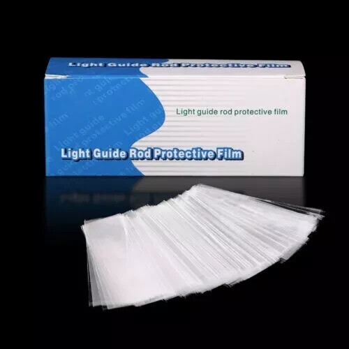 400 Pcs Disposable Dental Light guide rod Protective Film Cover/ Sleeve