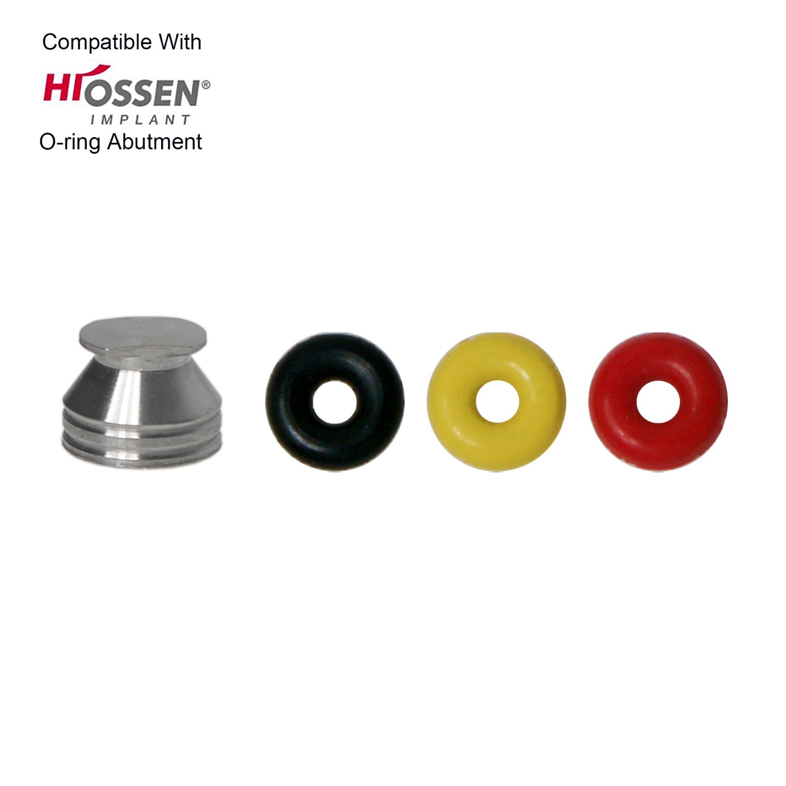 US Implant O-ring Retention Cap For Hiossen/Osstem Ball Attachment Overdenture