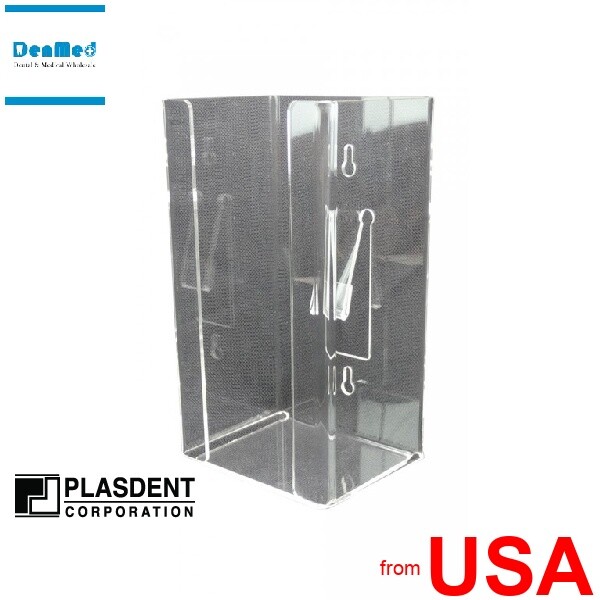 PLASDENT Tissue Box Dispenser CLEAR For (4.75in W x 9in L x 3.5in H) Bo 001-1310