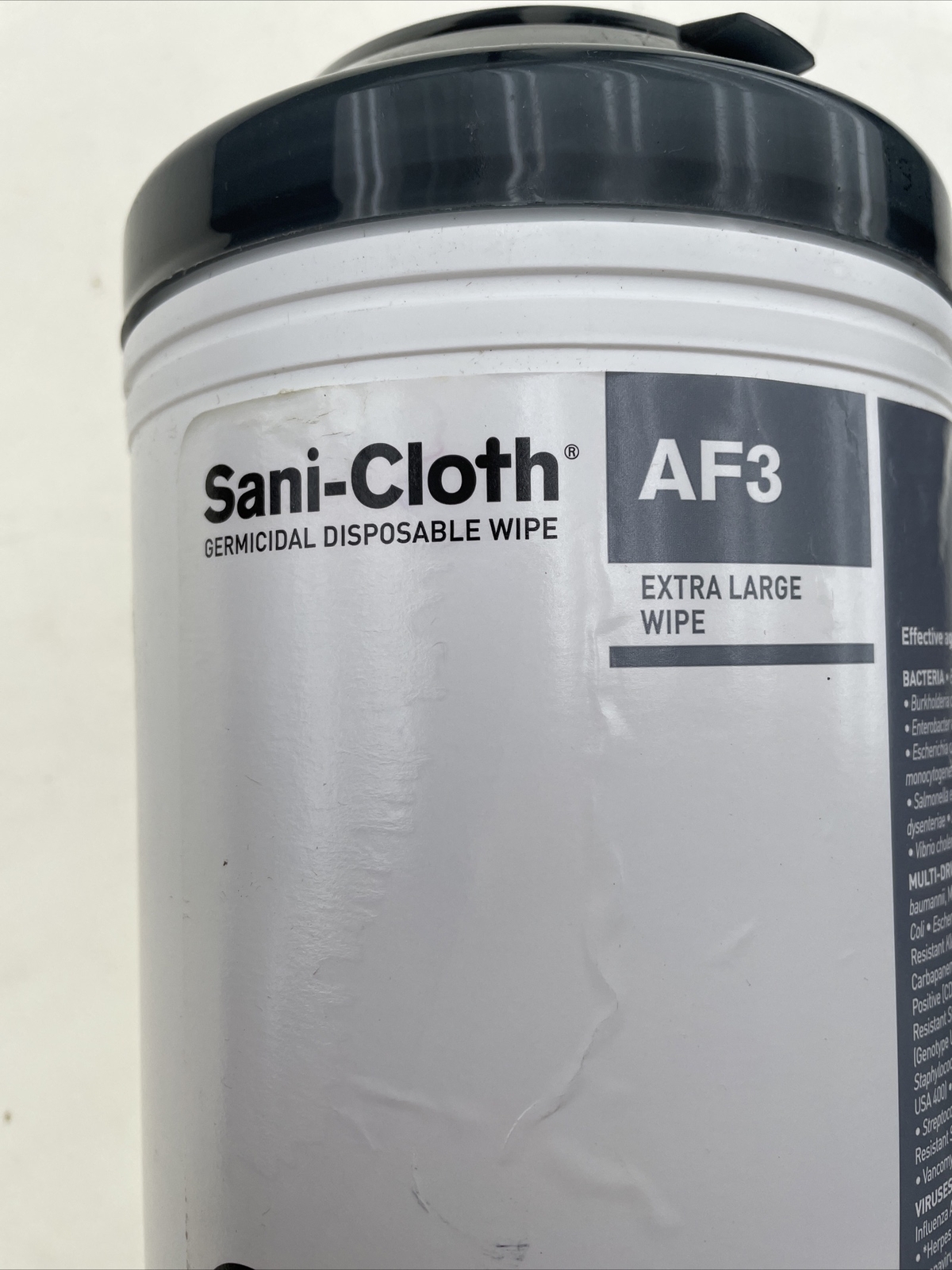 Sani-cloth wipes AF3 Extra Large Wipes 65 Wipes Total – EXP:03/2023