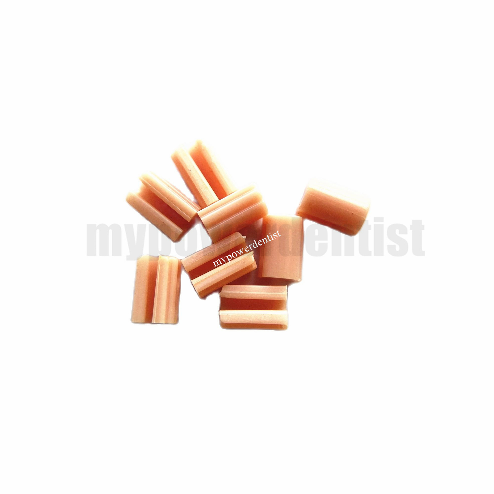 5~60Pcs Dental Pink Clips Bolt Inserts Overdenture Attachment