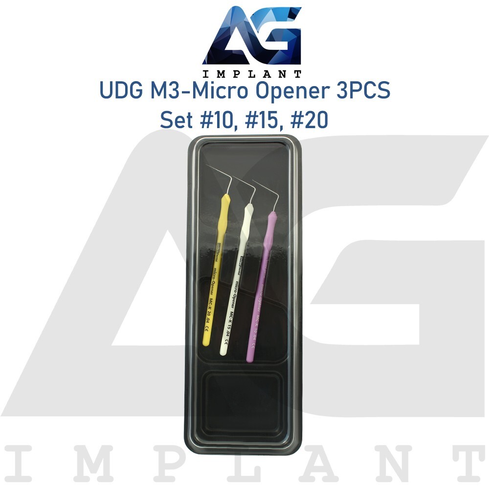 Dental M3-Micro Opener 3PCS Set #10, #15, #20 Precision Opener Posterior Teeth