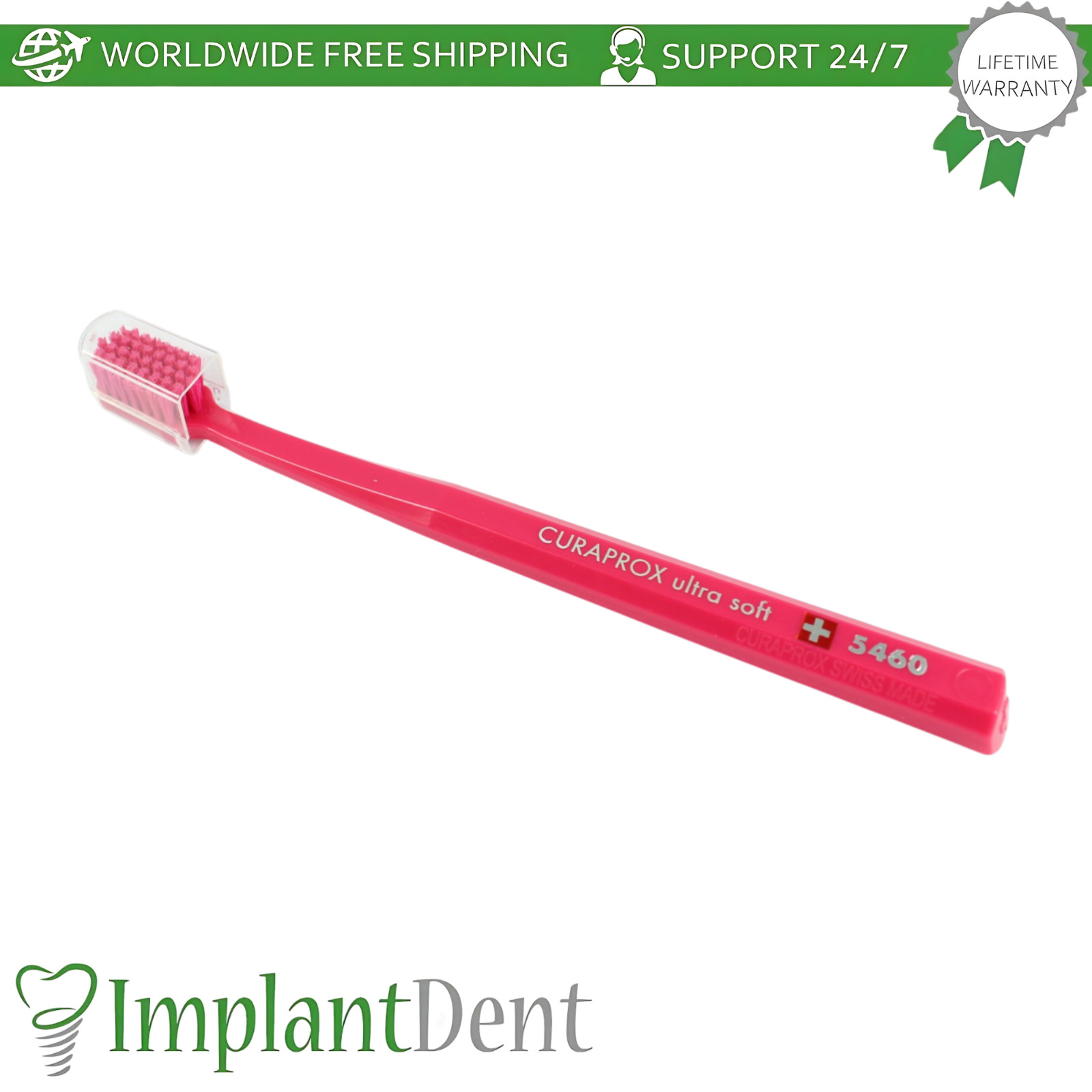 Dental 6 Flavor Whitening Toothpaste and Ultra Soft Toothbrush Pack Curaprox