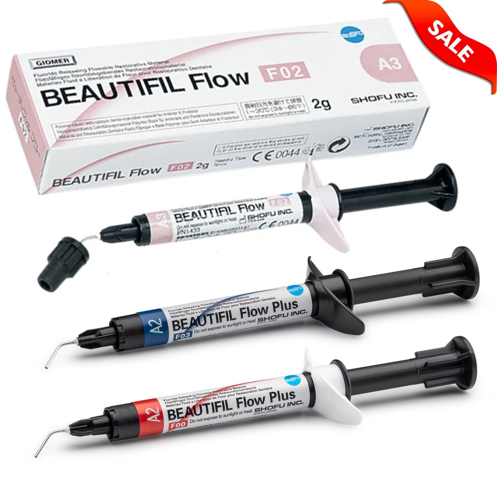 Dental Composite Resin Tokuyama Kuraray CLEARFIL SHOFU Tetric SPIDENT kerr DENTE